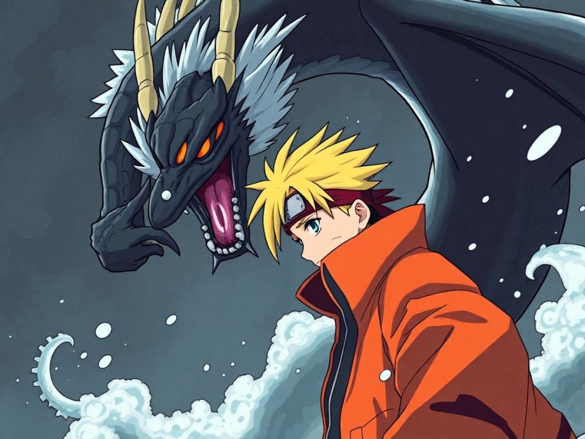 No sé que le pasa a Masashi Kishimoto, pero no deja de hacer colaboraciones espectaculares. Naruto y Cómo entrenar a tu dragón juntos era algo que no esperaba