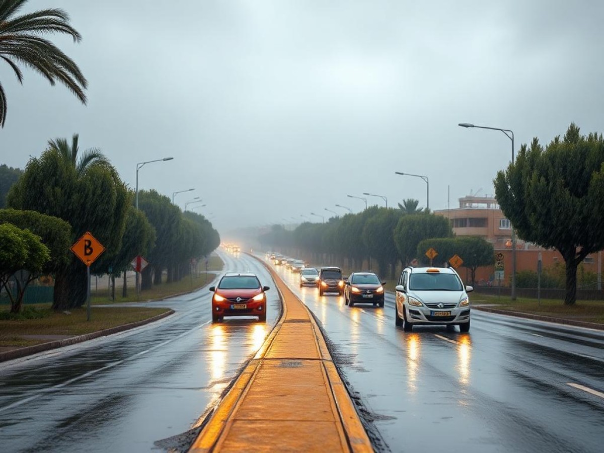 Intensas precipitaciones dejan incomunicadas tres vías secundarias en Castellón