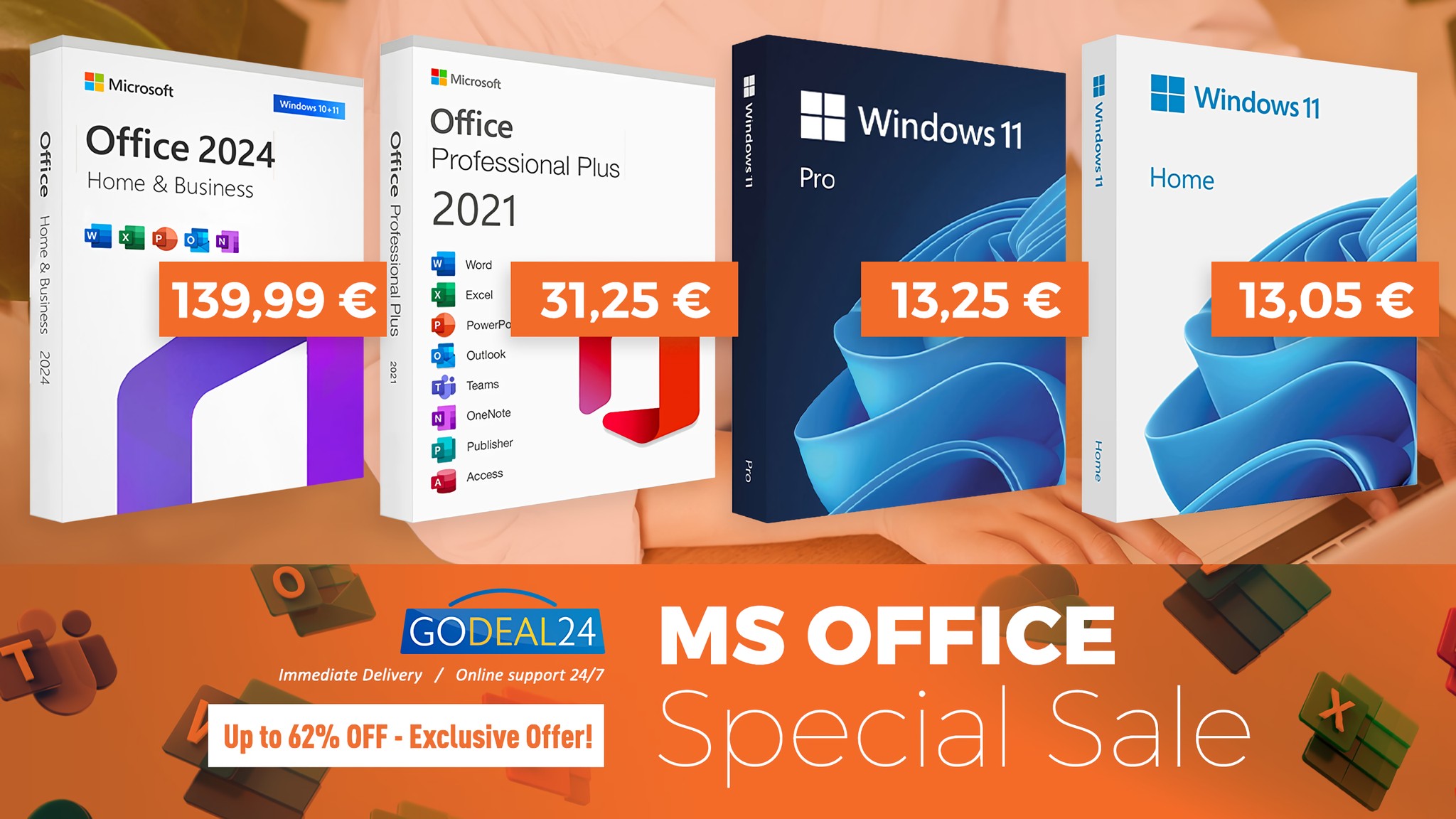 Ahorra hasta un 90% en licencias de Office 2021 Pro: sólo por 31.25 euros