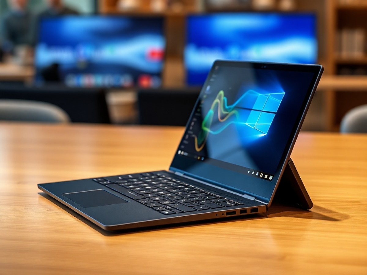 Lo último de Lenovo es una locura: un portátil con una pantalla giratoria y un soporte para tu PC que sigue tus movimientos