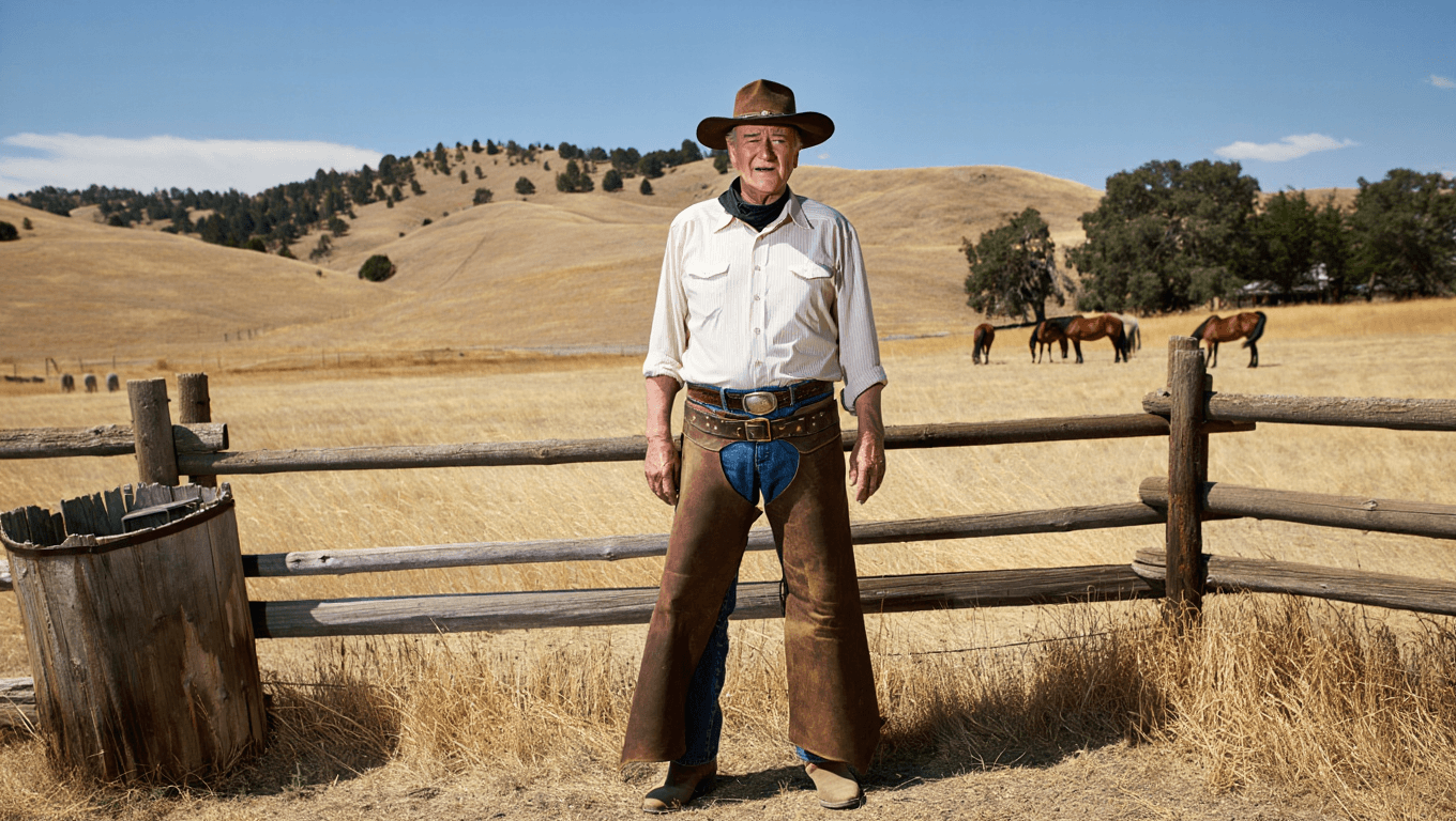 Esta serie western se filmó en el legendario rancho de John Wayne en Durango: 20 semanas de rodaje y más de 9.000 extras