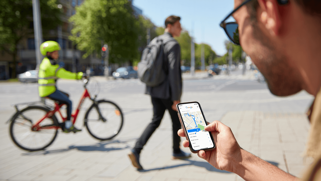 Google Maps integra Gemini al caminar y en bici: guía y búsqueda por voz