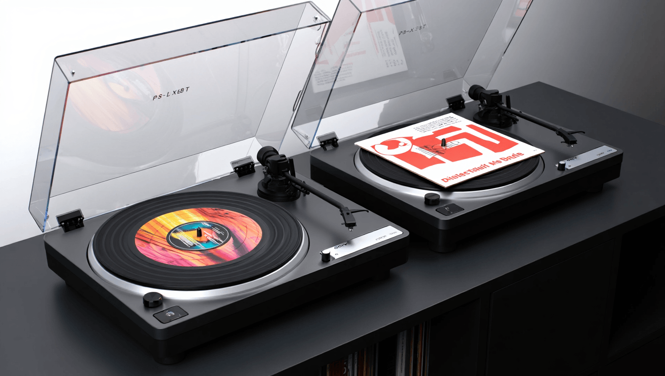 Sony presenta los tocadiscos inalámbricos PS-LX3BT y PS-LX5BT