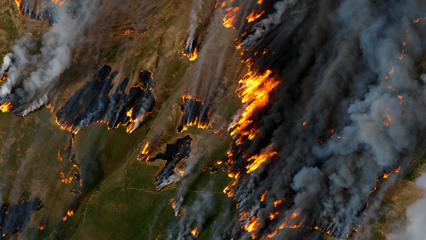 Las imágenes por satélite de la NASA permiten ver los incendios de España en tiempo real. Ya es alarmante y aún no ha llegado el verano