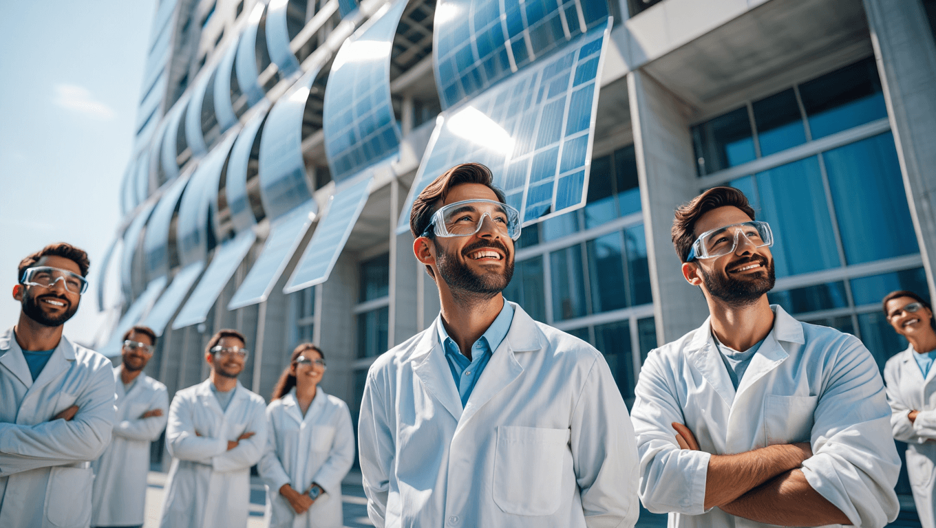 Placas solares flexibles y semitransparentes impresas en 3D para edificios