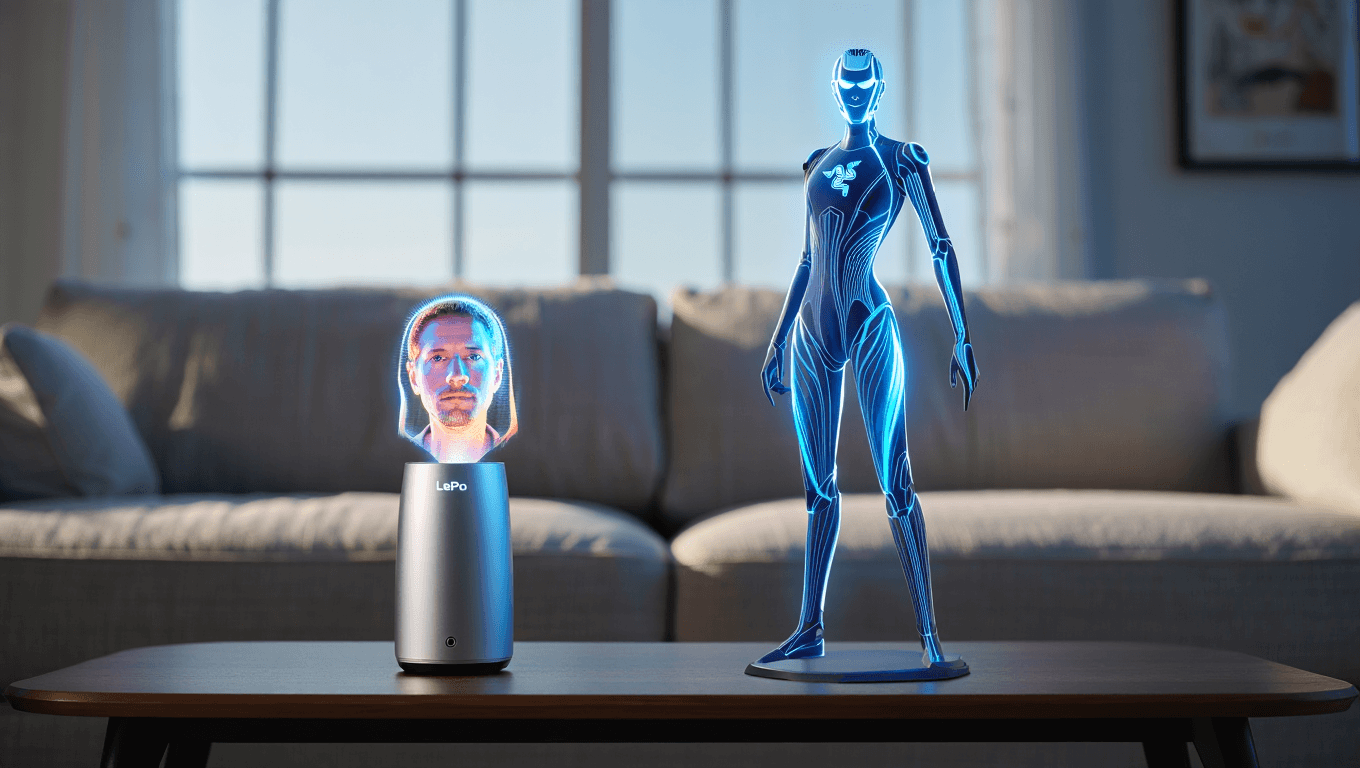 Así son los hologramas con IA de Razer y LePro que prometen compañía