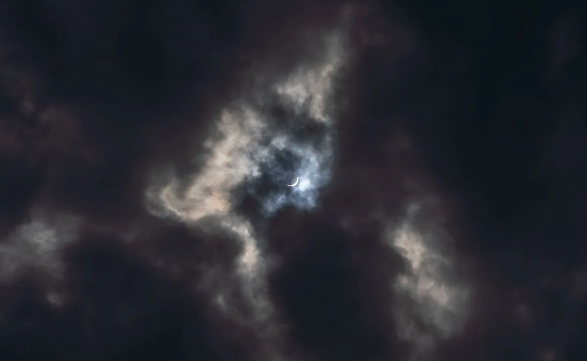 Mapa de predicción de nubosidad para el eclipse del 12 de agosto en España