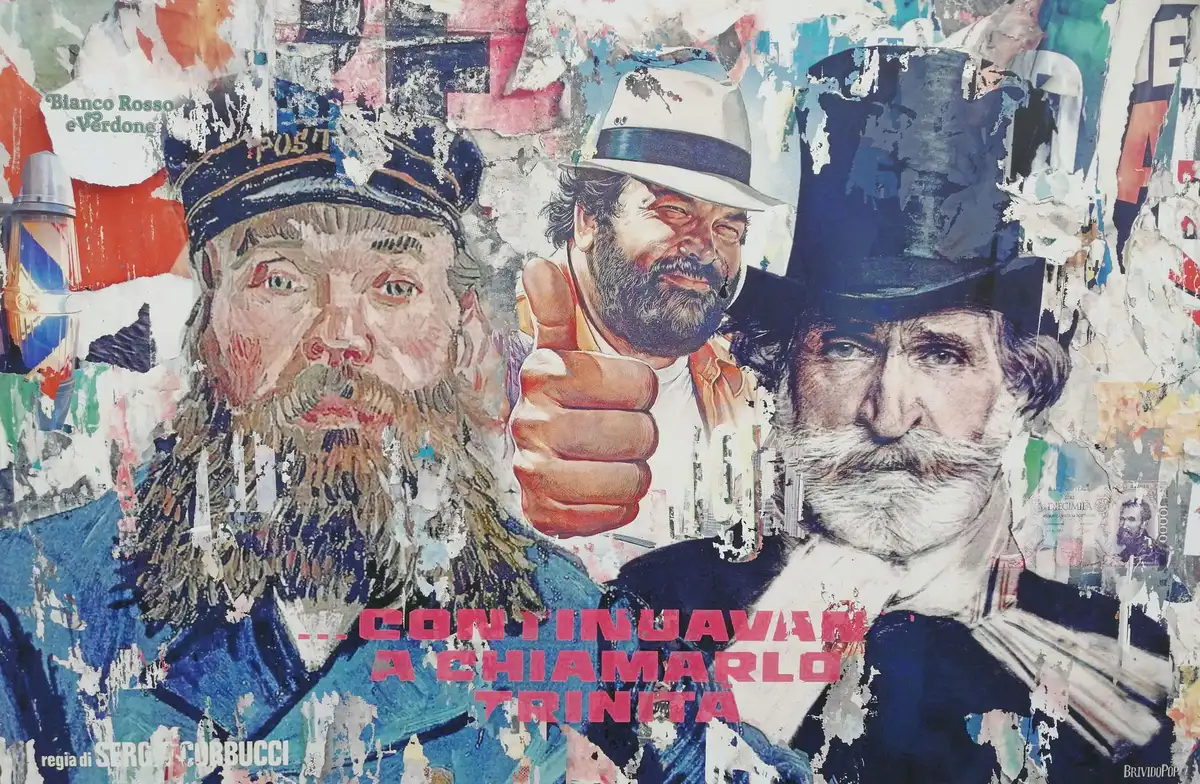 Collage de pósters de películas clásicas de gánsteres y crimen