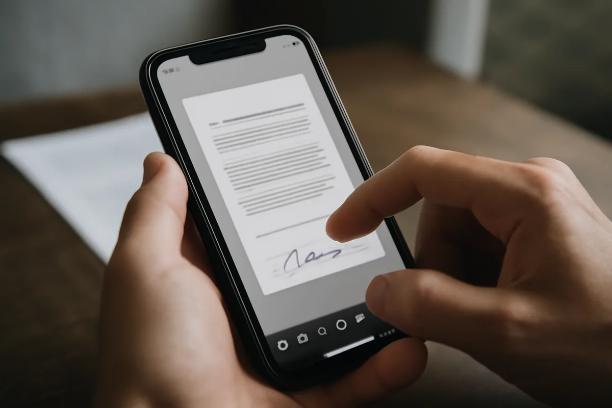 iPhone permite firmar documentos sin descargar aplicaciones usando Notas