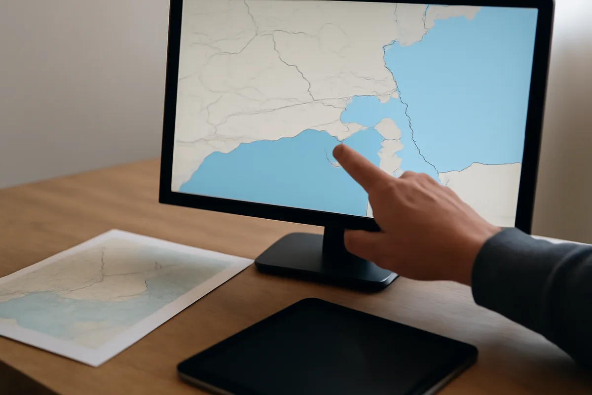 Google Maps mantiene línea discontinua en Ceuta y Melilla; qué significa
