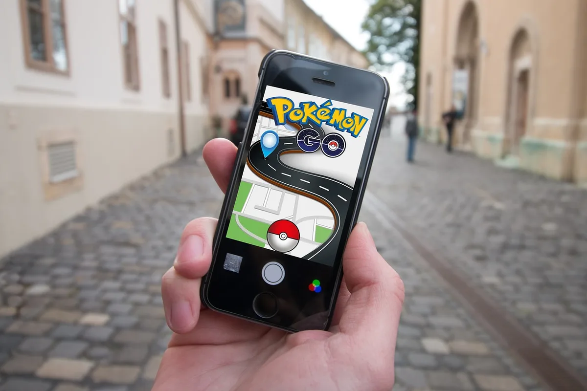 An anonymous smartphone screen showing a high-detail game scene partially blurred, with AI-rendered sections sharpened side by side