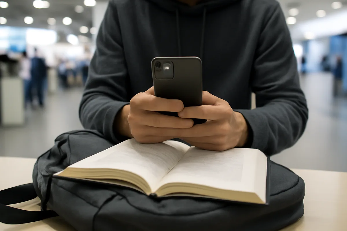 Móvil con botón transforma la pantalla en lector electrónico: rival directo del Kindle